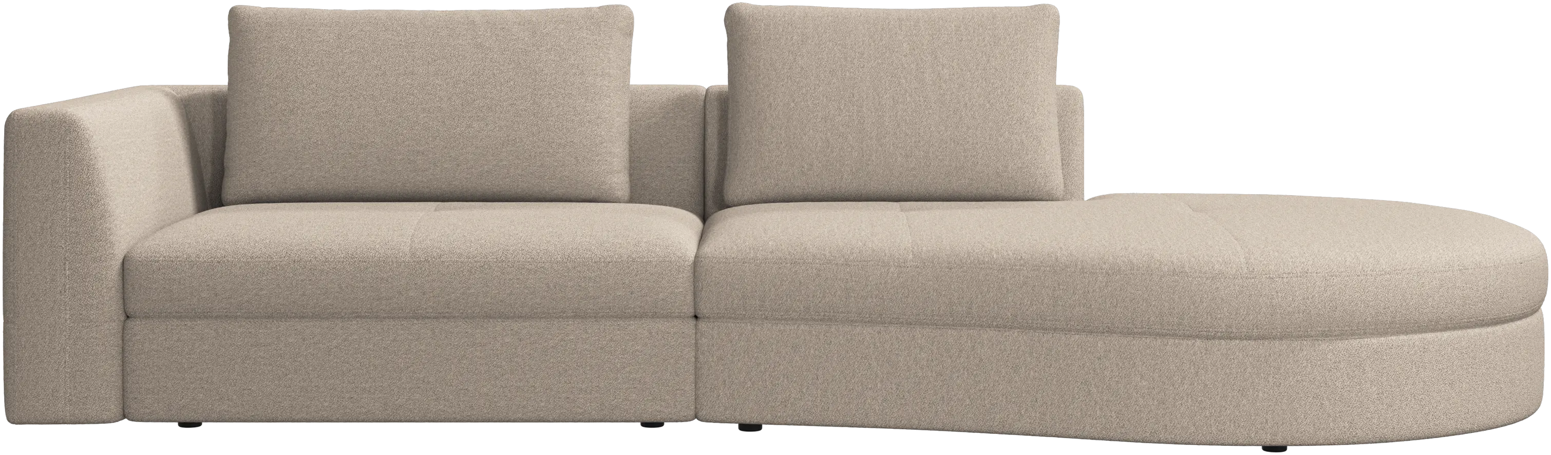 Sofá chaise lounge Bergamo de 2,5 lugares