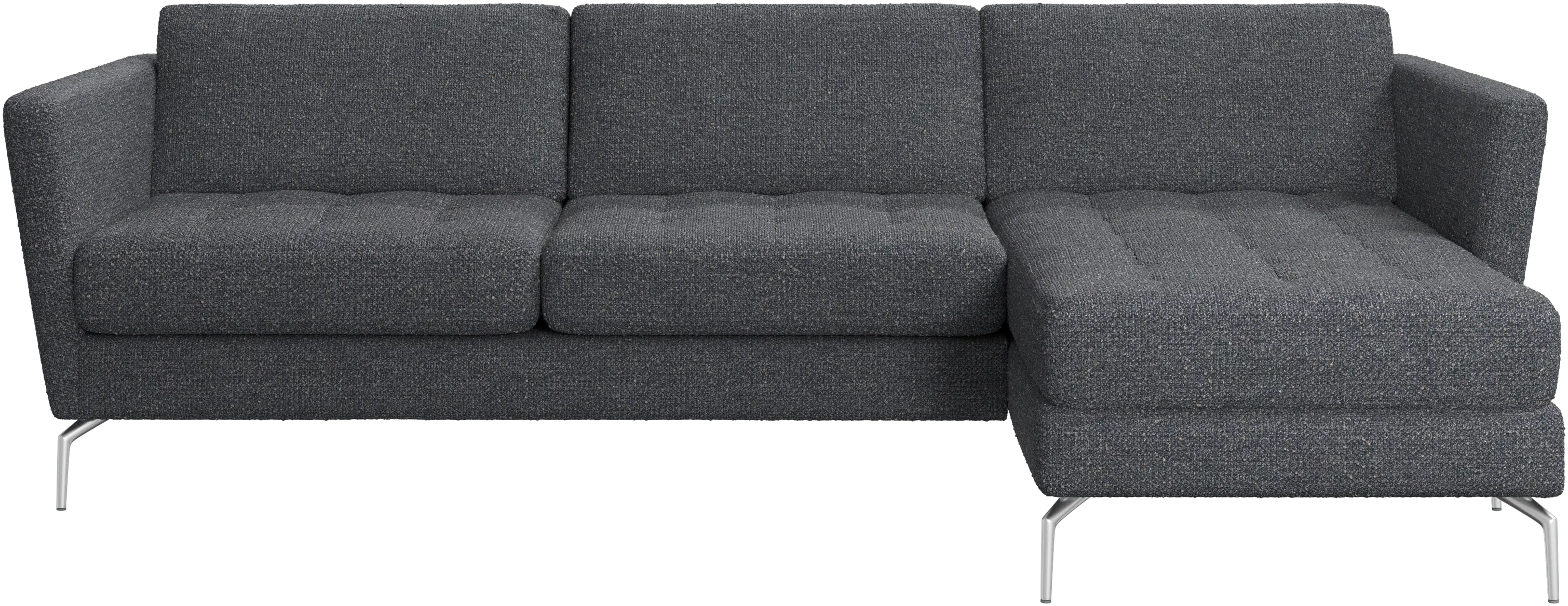 Osaka sofa with resting unit, tufted seat