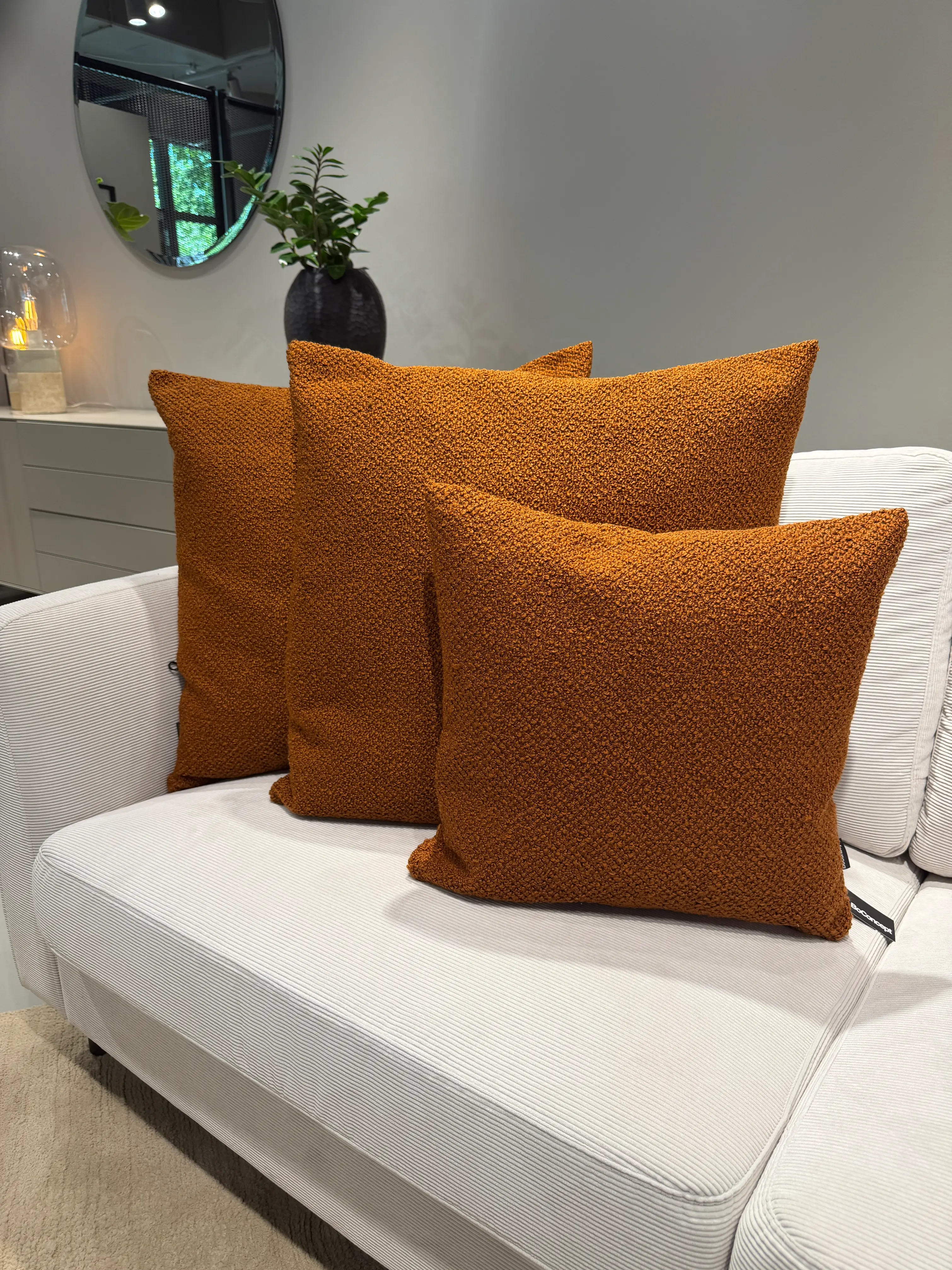 Accessories Boucle Kissen Pumpkin Spice 3er Set (60% Preisvorteil)