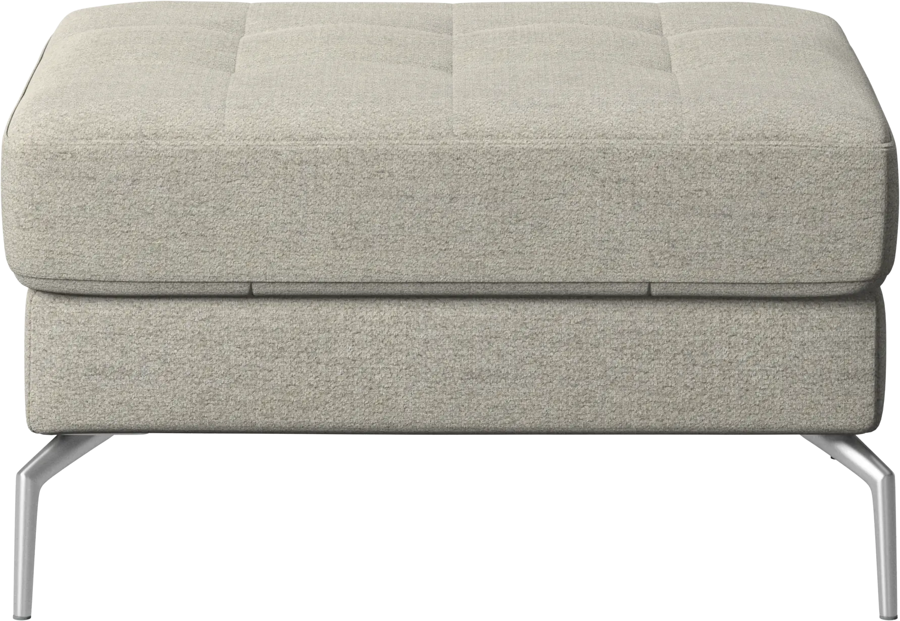Osaka footstool, tufted seat