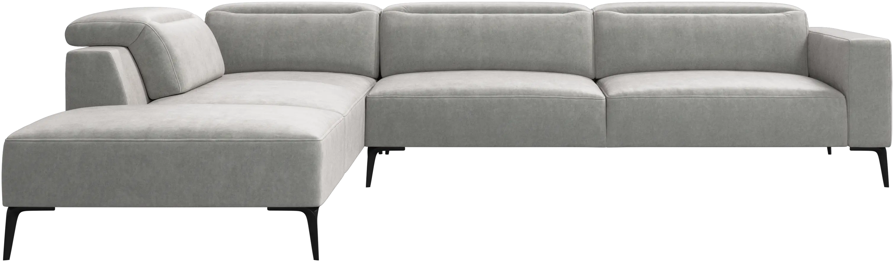 Zürich corner sofa with lounging unit