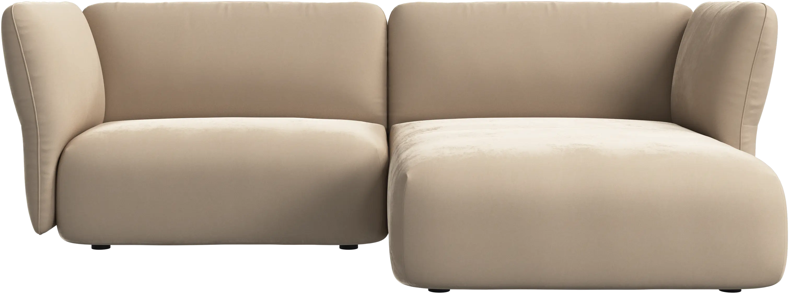 Paraggi 1.5-seater with chaise longue right