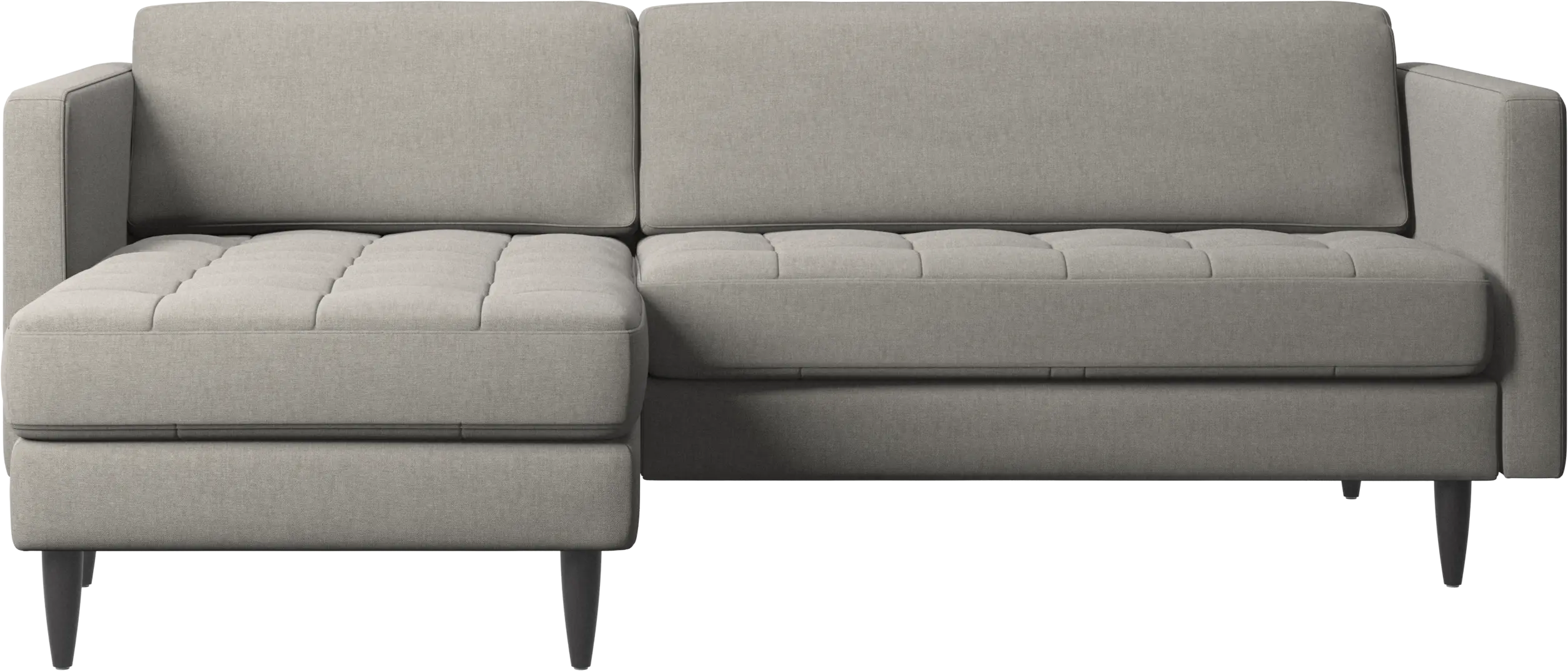 Osaka sofa with resting unit, tufted seat