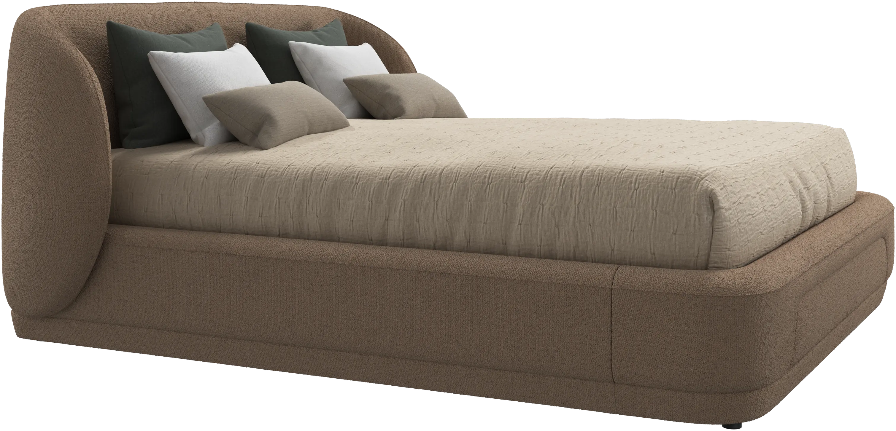 Bolzano bed with slats  - W160xL200cm