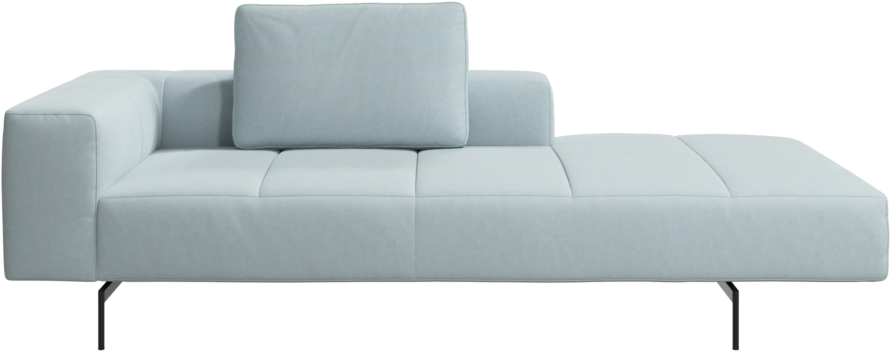 Amsterdam Iounging module for sofa, armrest left, open end right