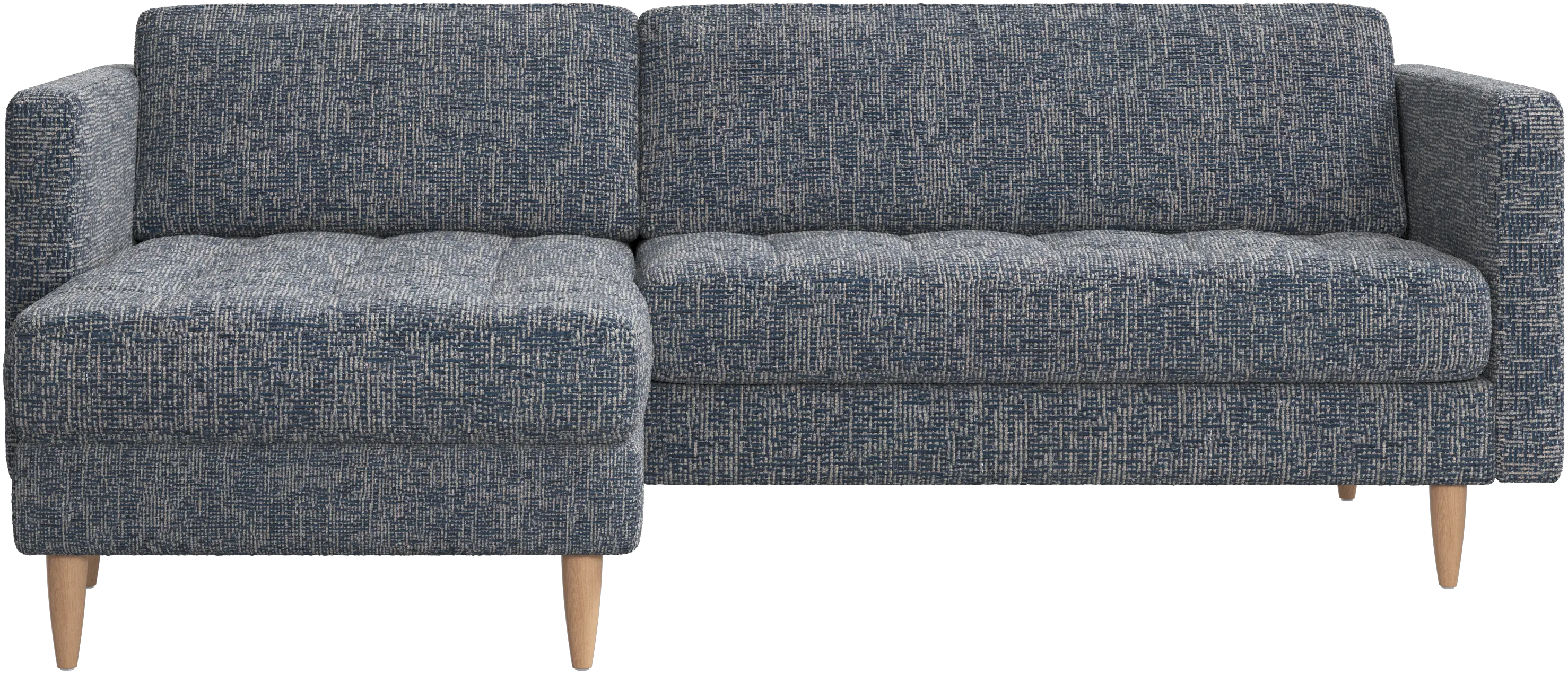 Osaka sofa with resting unit, tufted seat