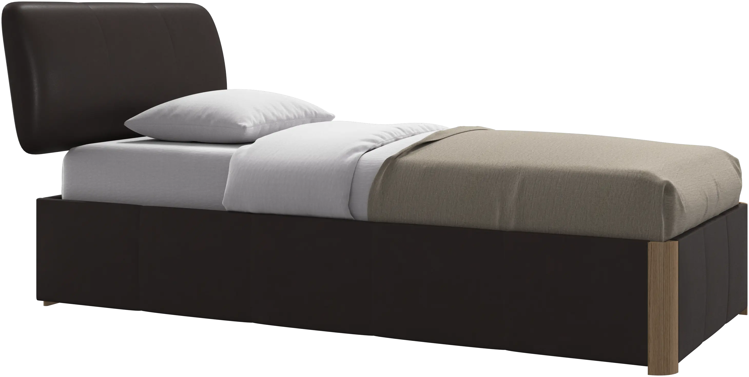 Element Bett, kopfteil bettmontiert, mit Lattenrost, exkl. Matratze