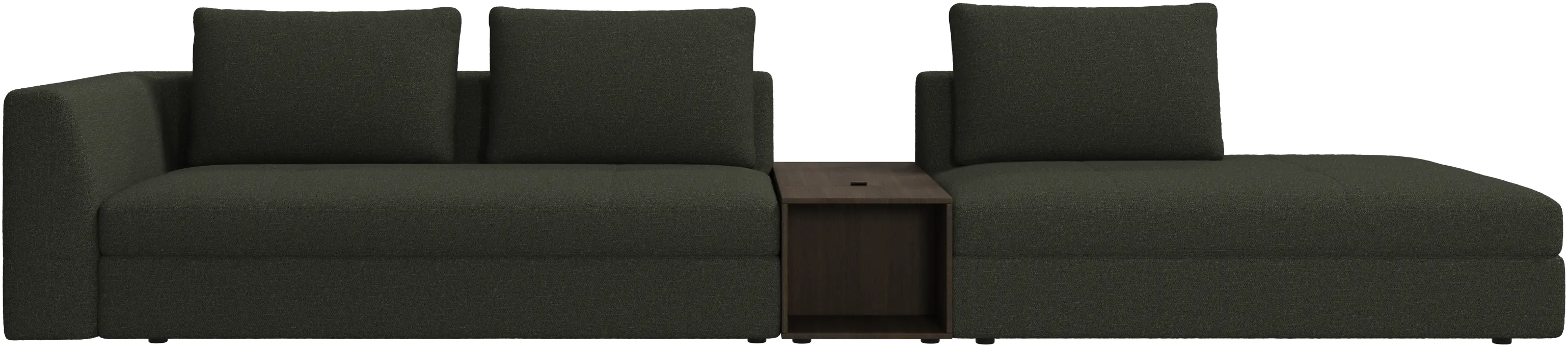Bergamo 3 seater lounge sofa with storage
