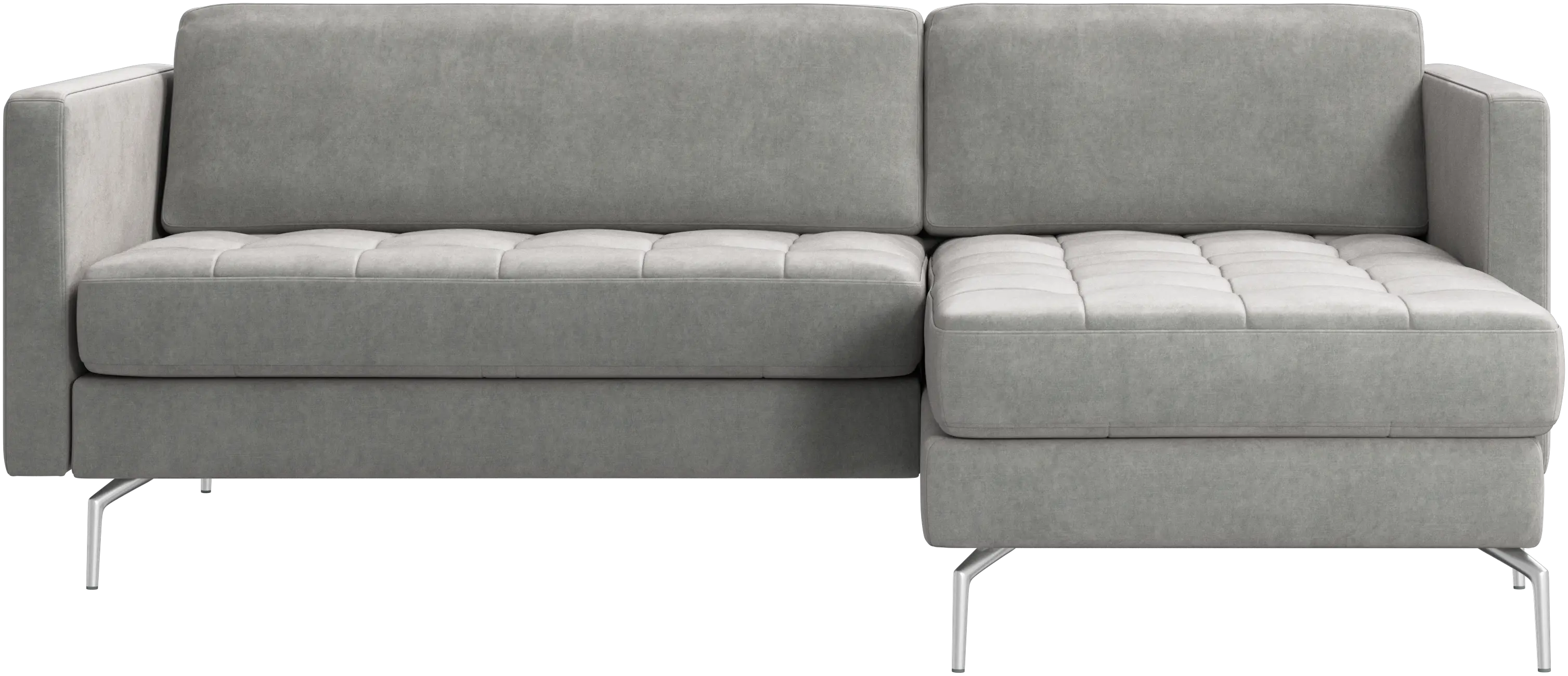 Osaka sofa with resting unit, tufted seat