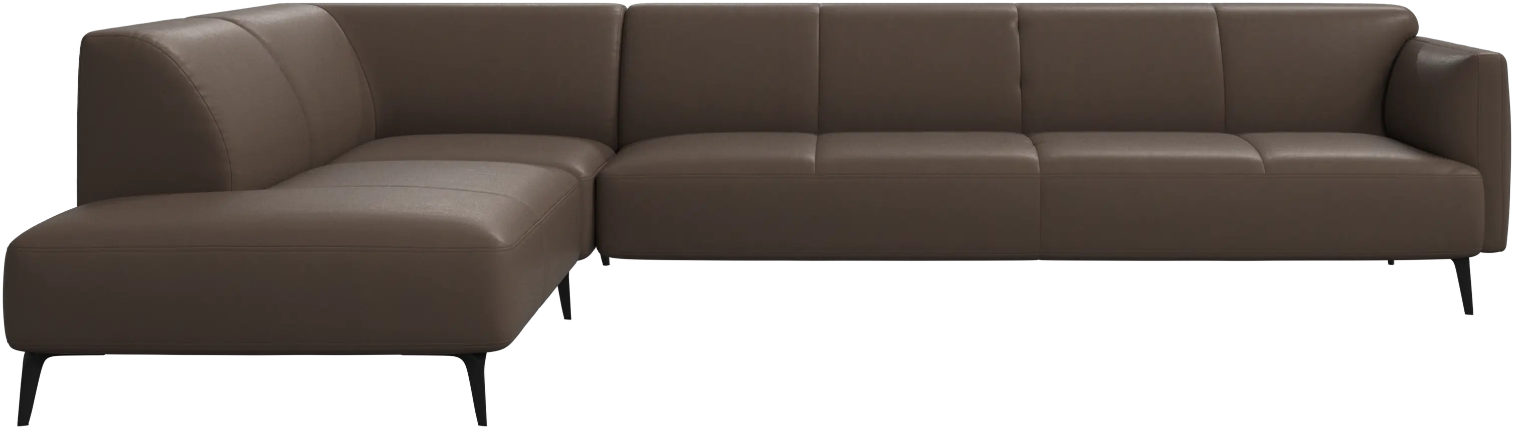 Modena corner sofa with lounging unit
