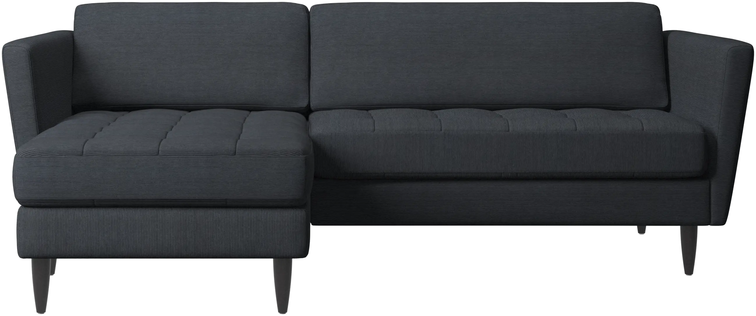 Osaka sofa with resting unit, tufted seat