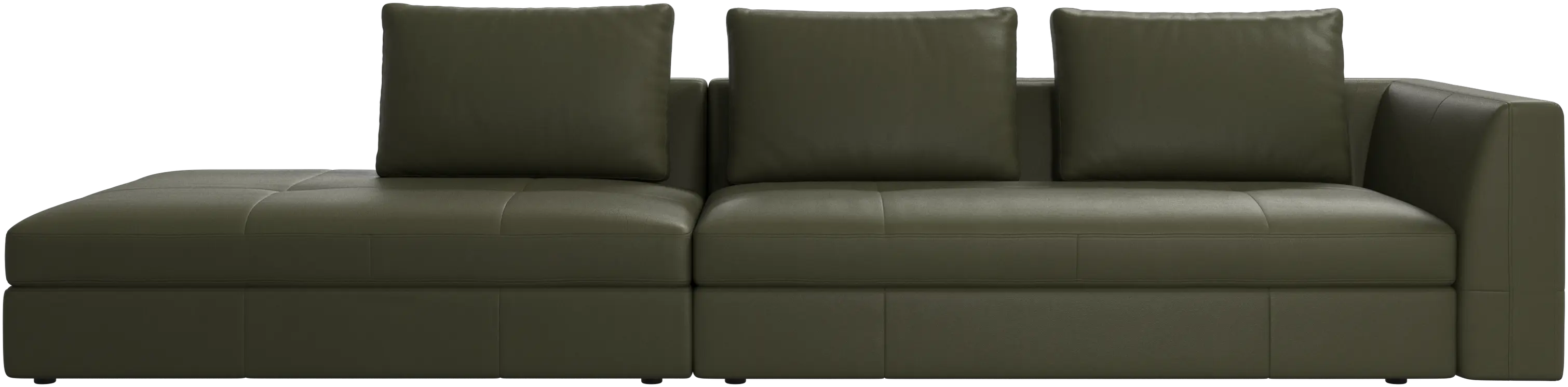 Bergamo sofa with lounging unit