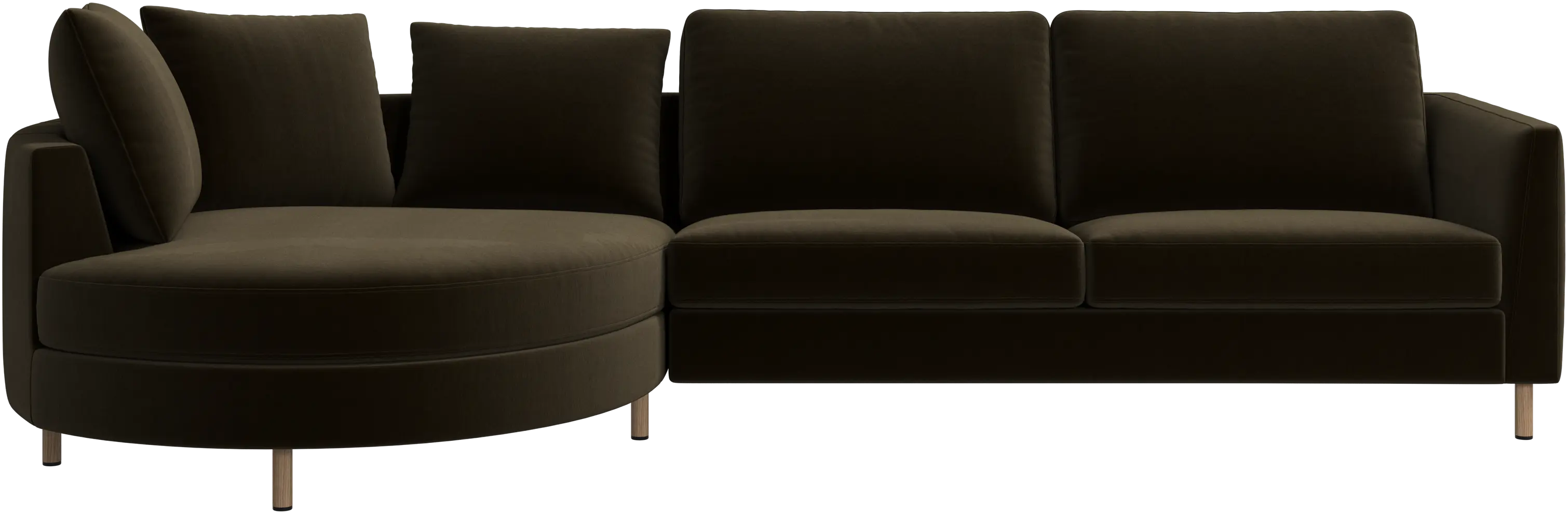 Indivi sofa with chaise longue left