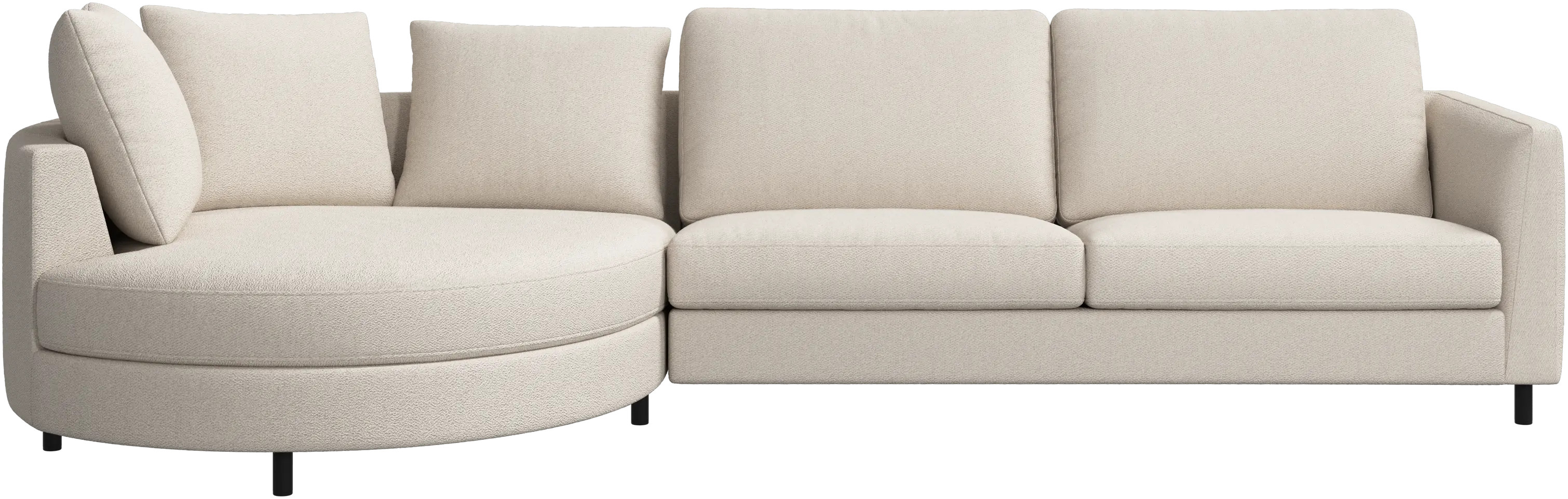 Indivi sofa with chaise longue left