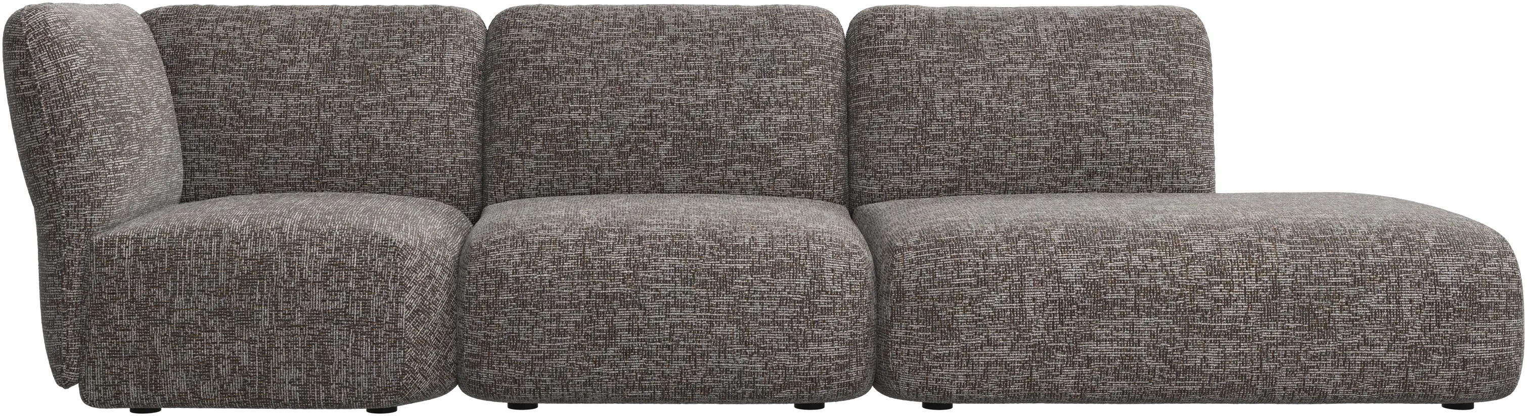 Paraggi sofa with lounging unit left