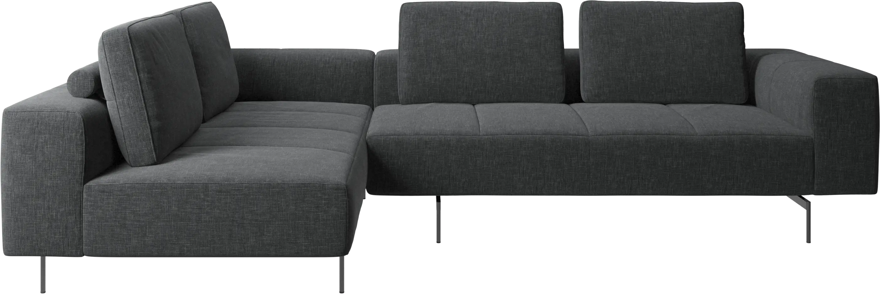 Amsterdam corner sofa with lounging unit