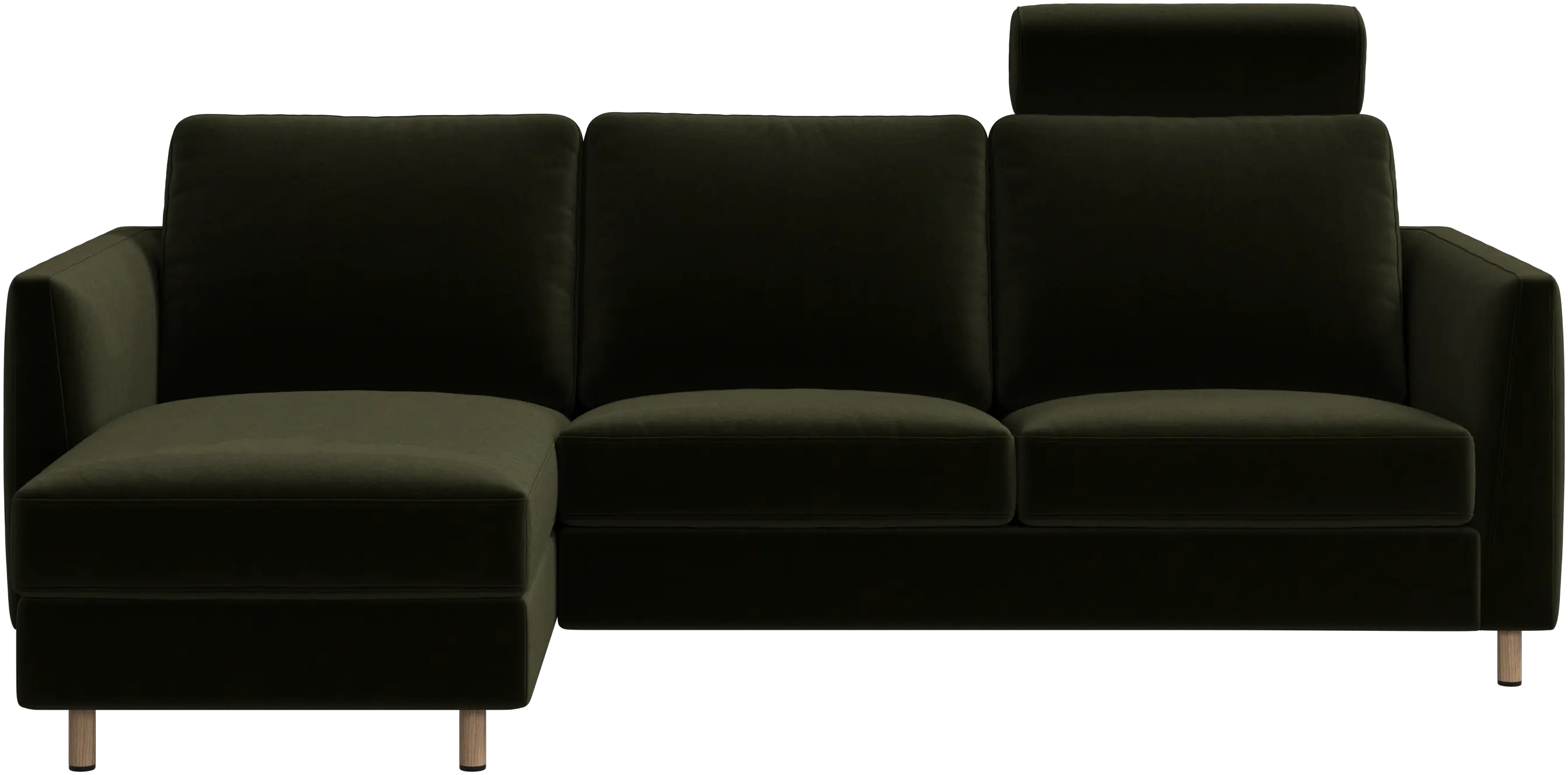 Indivi zitbank met chaise longue links