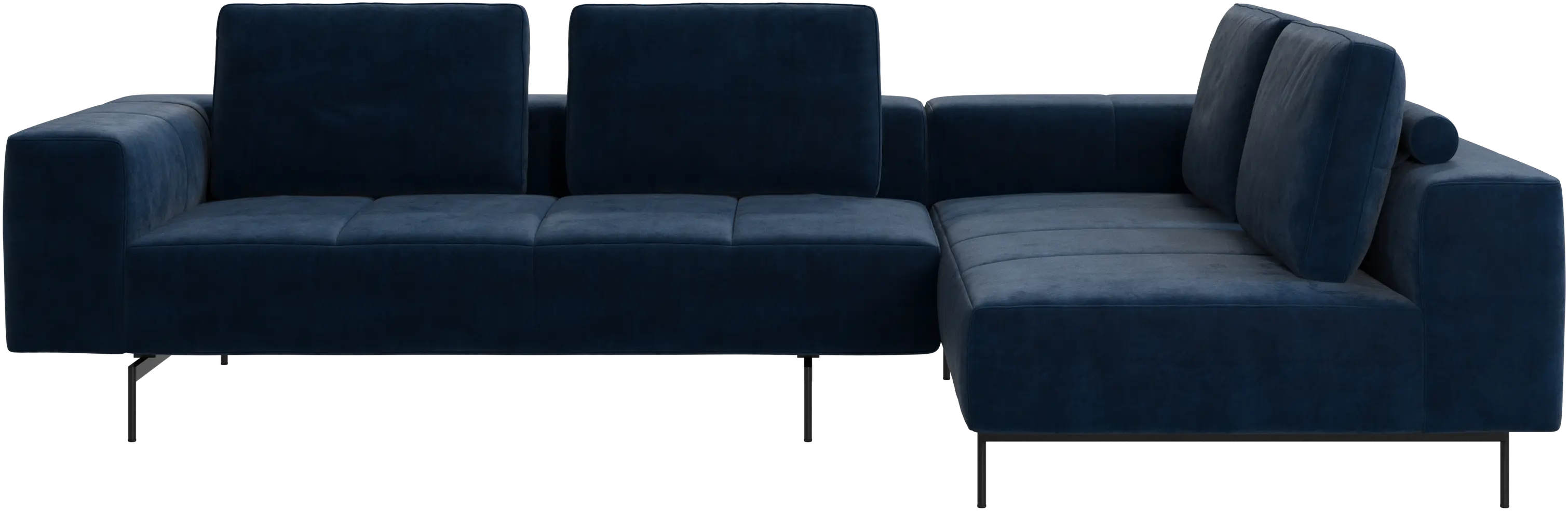 Amsterdam corner sofa with lounging unit