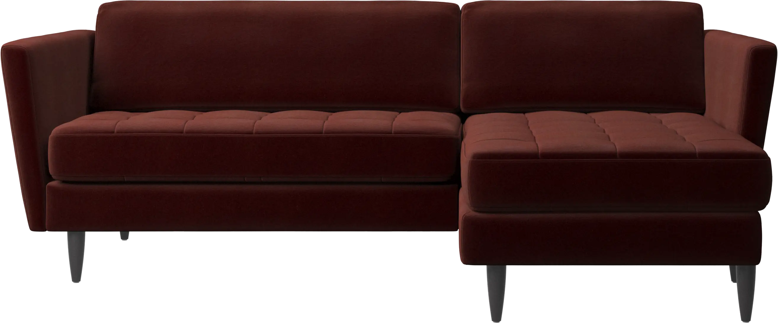 Osaka sofa with resting unit, tufted seat