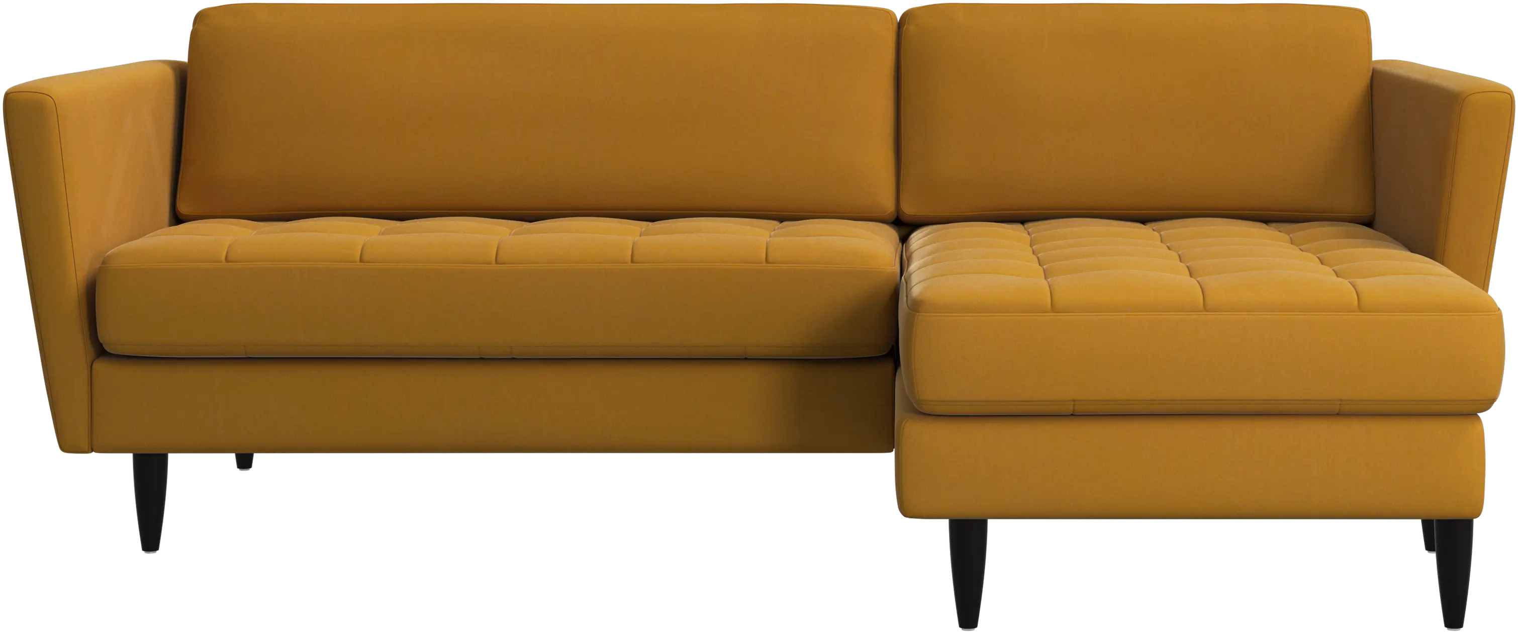 Osaka sofa with resting unit, tufted seat