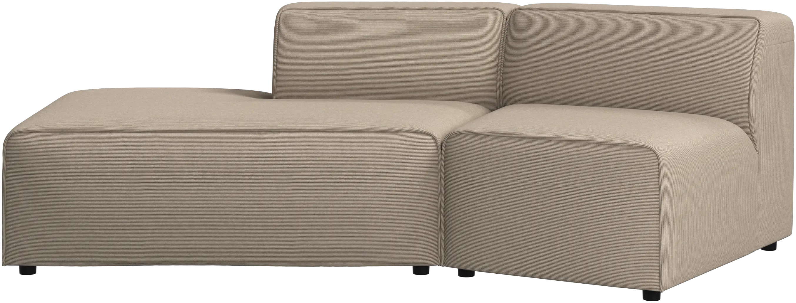 Carmo open end sofa, angled, left
