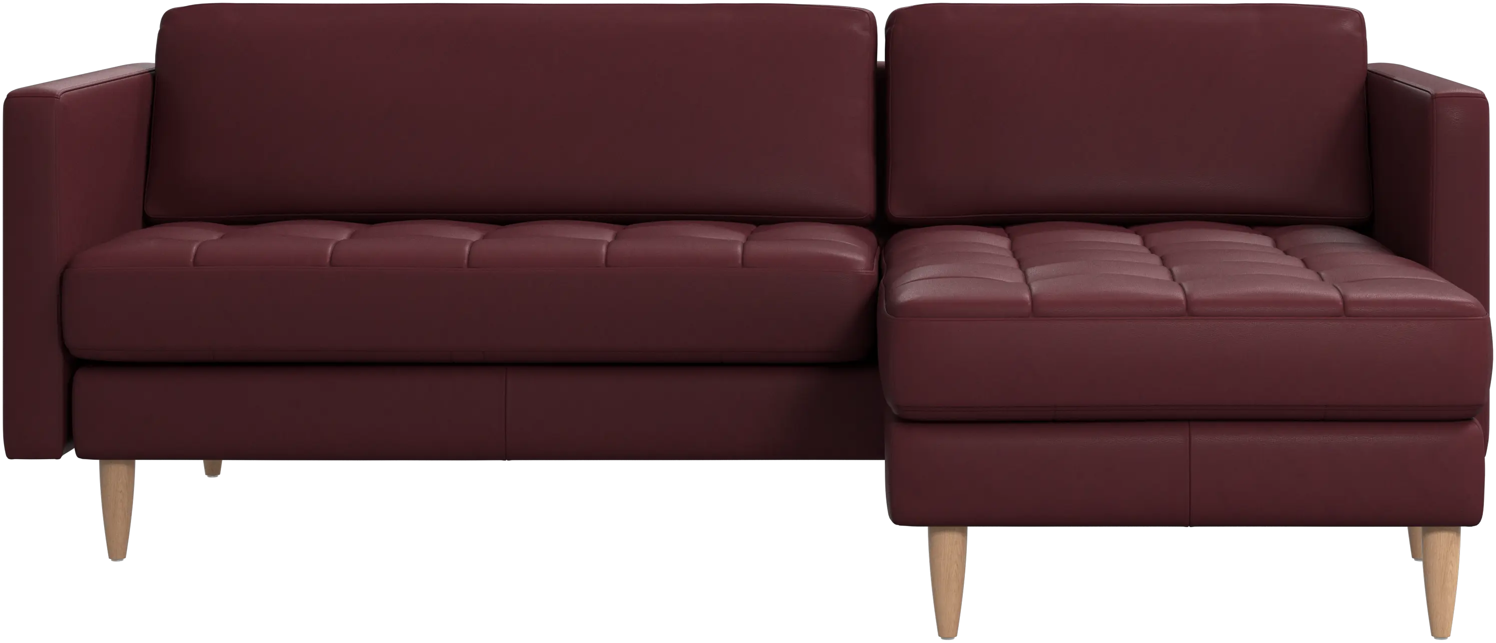 Osaka sofa with resting unit, tufted seat