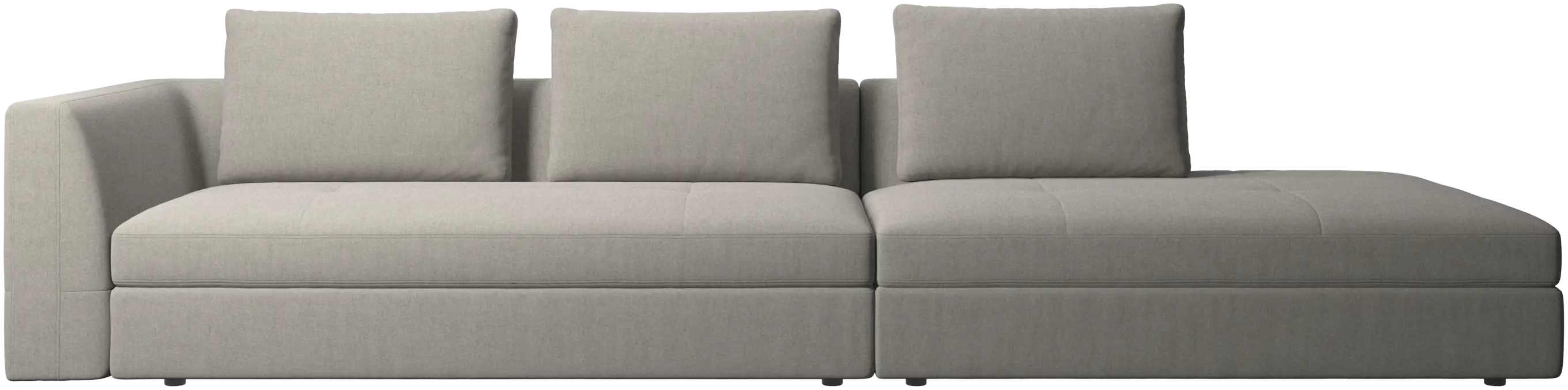 Bergamo sofa with lounging unit