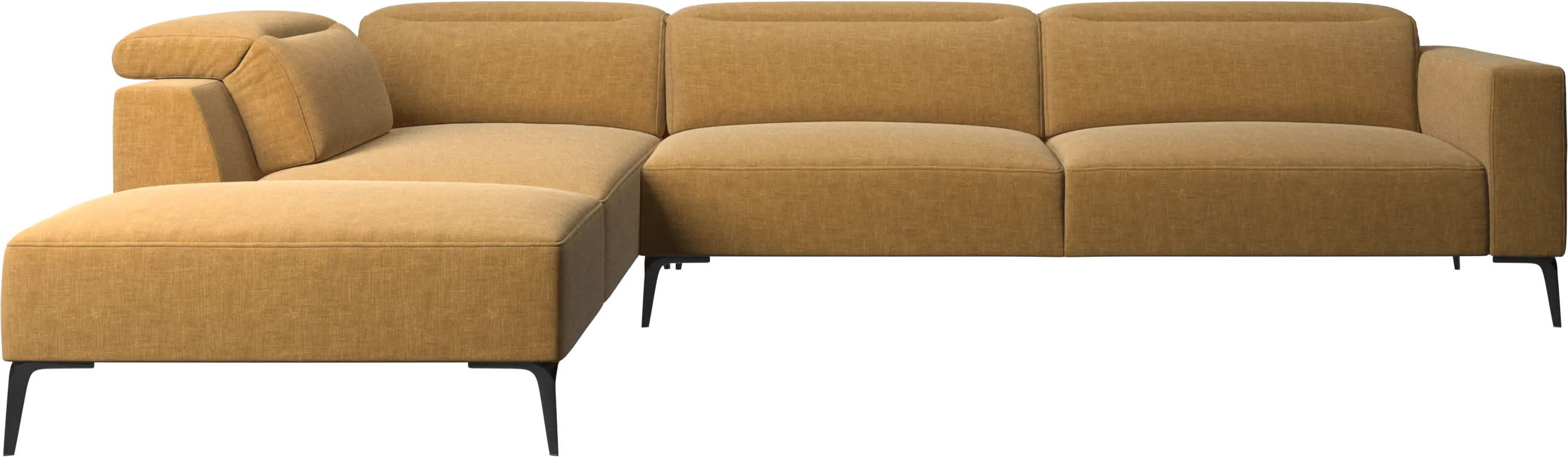 Zürich corner sofa with lounging unit
