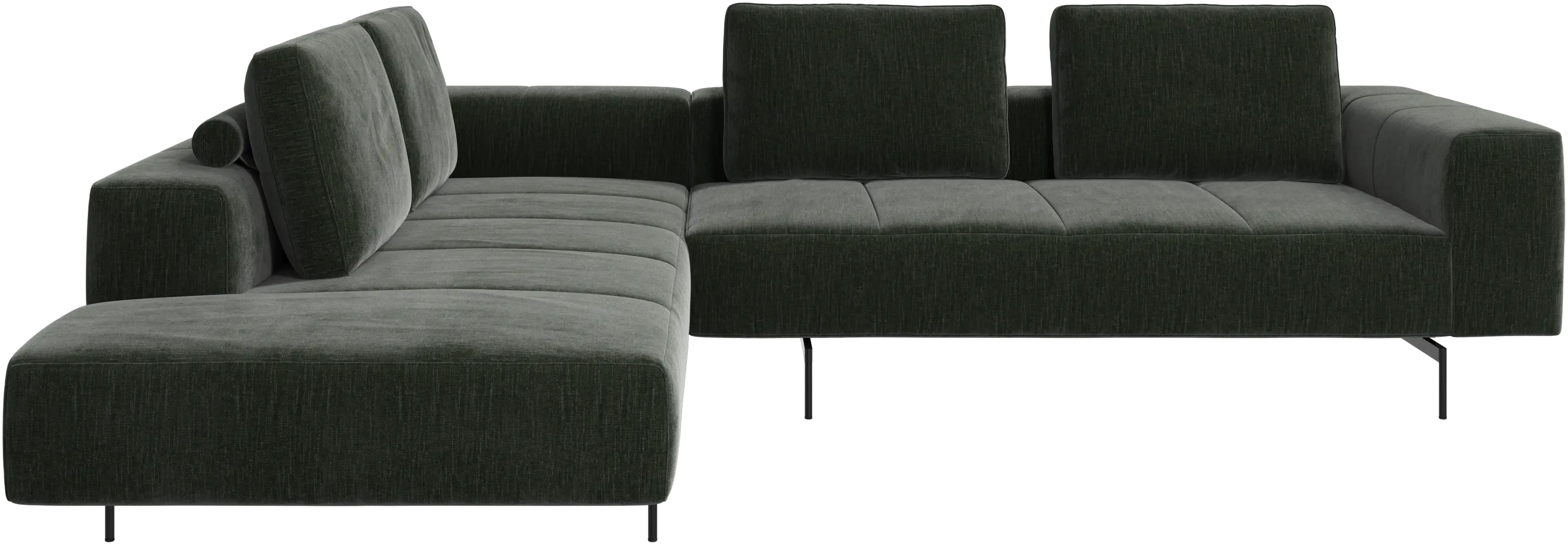 Amsterdam corner sofa with lounging unit