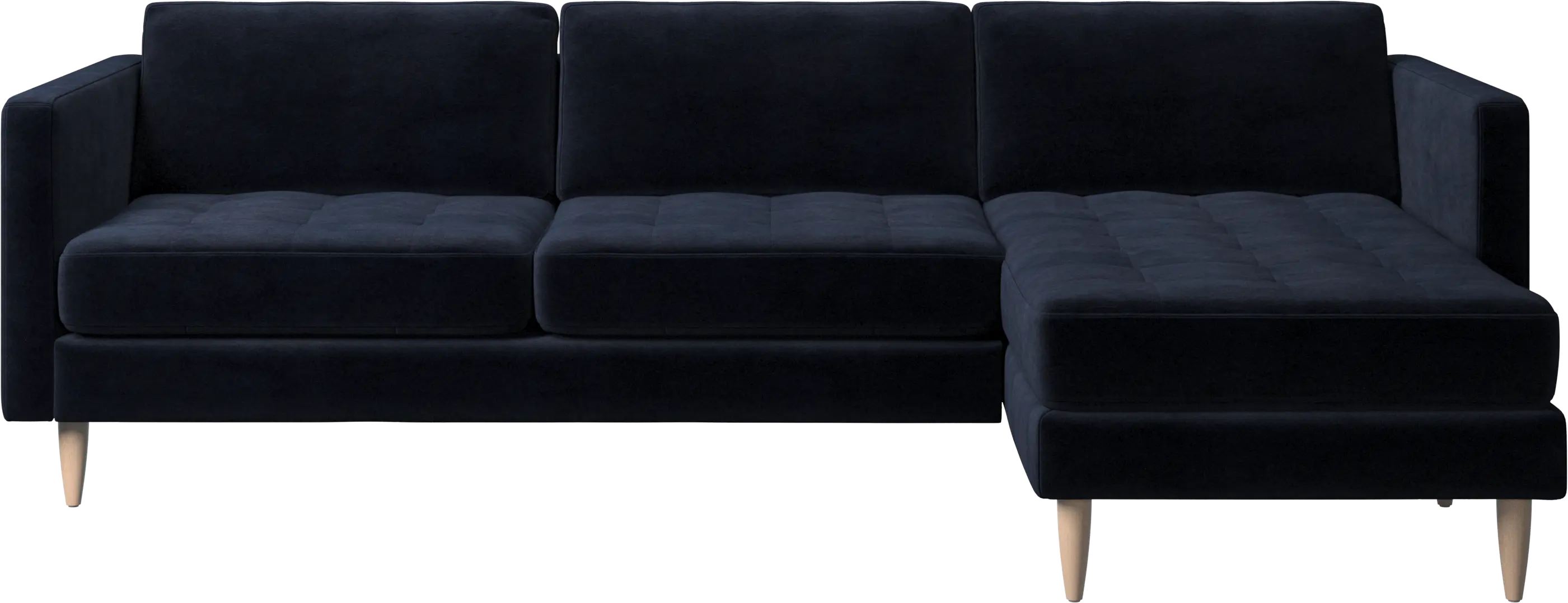 Osaka sofa with resting unit, tufted seat