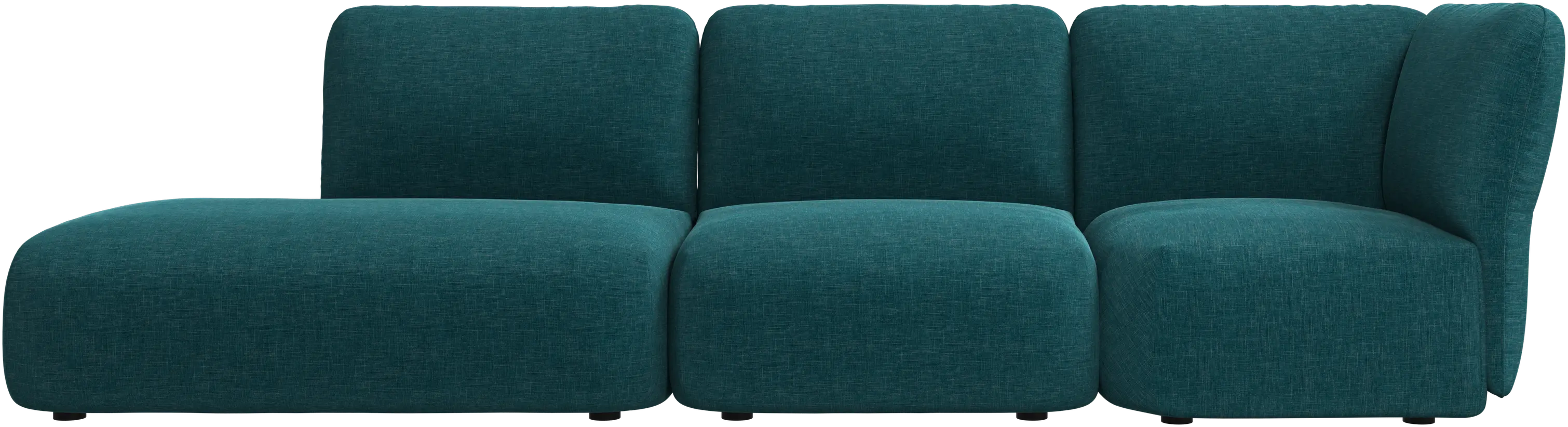 Paraggi sofa with lounging unit right
