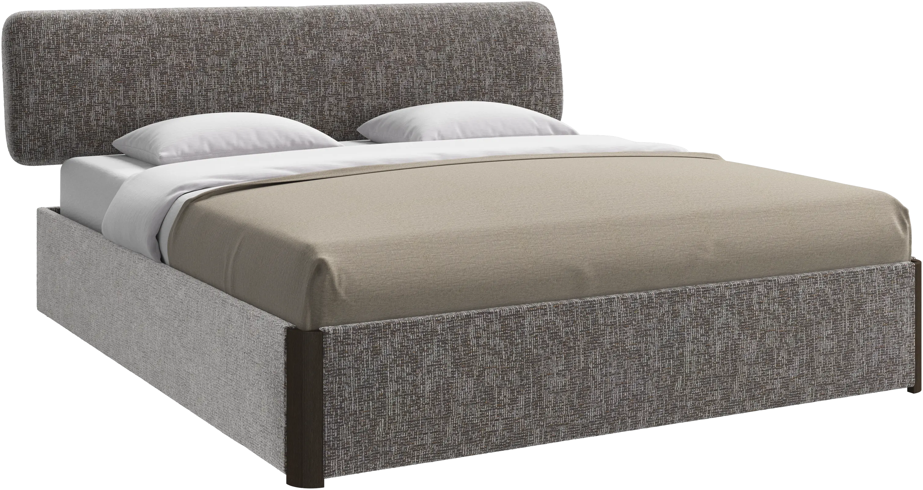 Element bed, bed-mounted headboard, with slats, excl. mattress