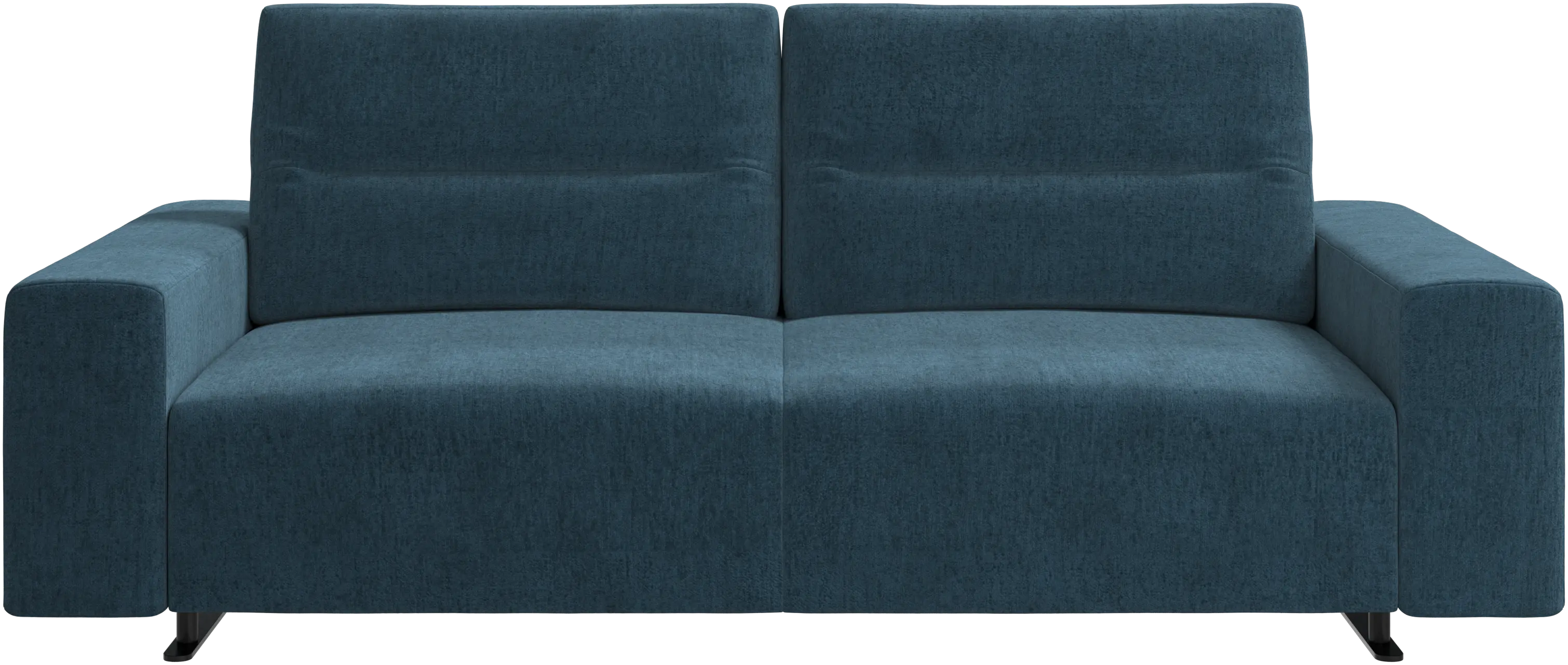 Hampton sofa with adjustable back and storage on the right side