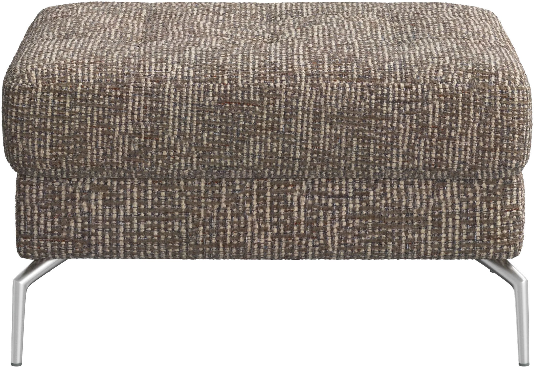 Osaka footstool, tufted seat