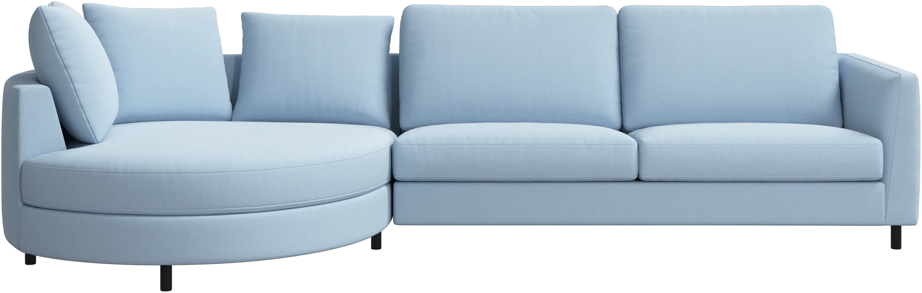 Indivi sofa with chaise longue left