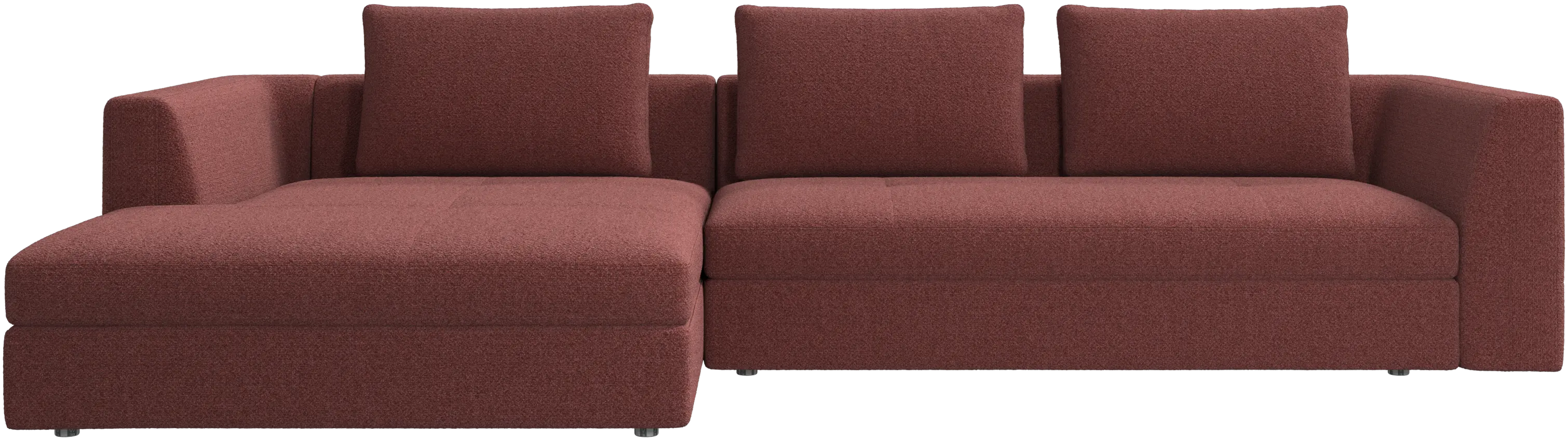 Bergamo sofa with resting unit