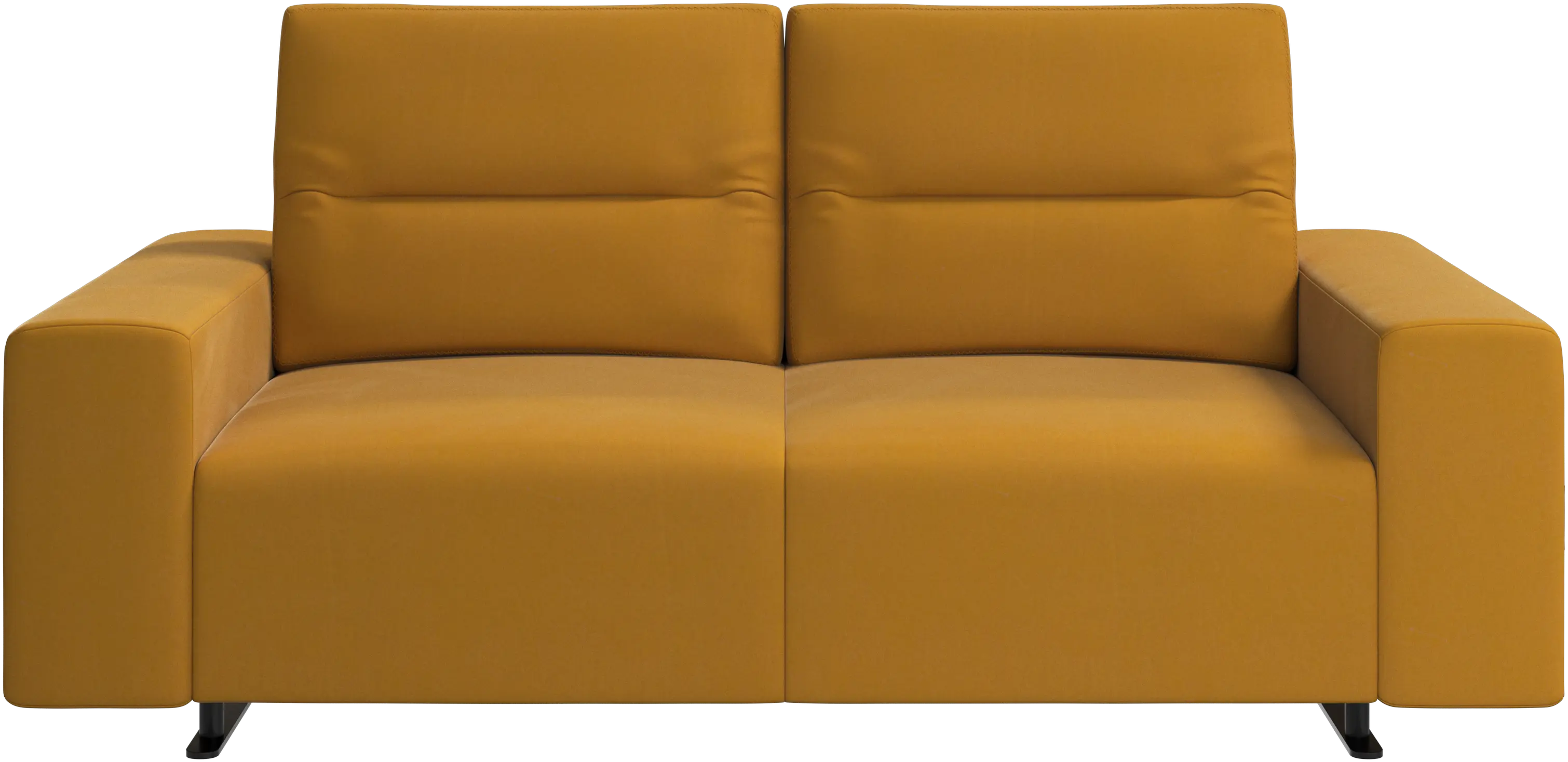 Hampton sofa with adjustable back and storage on the left side