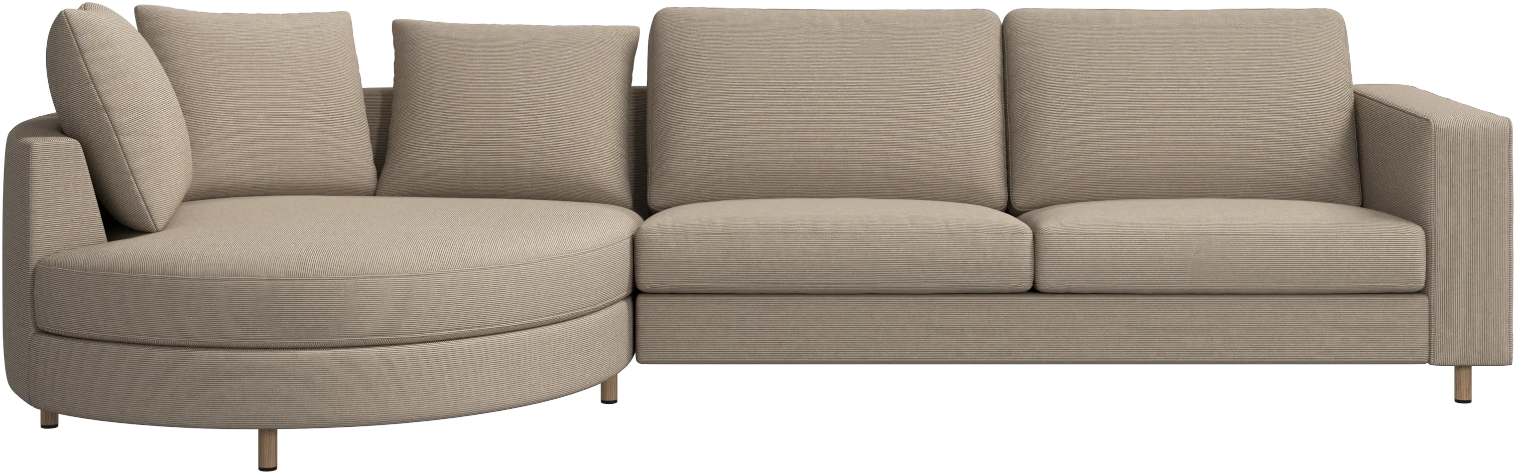 Indivi sofa with chaise longue left