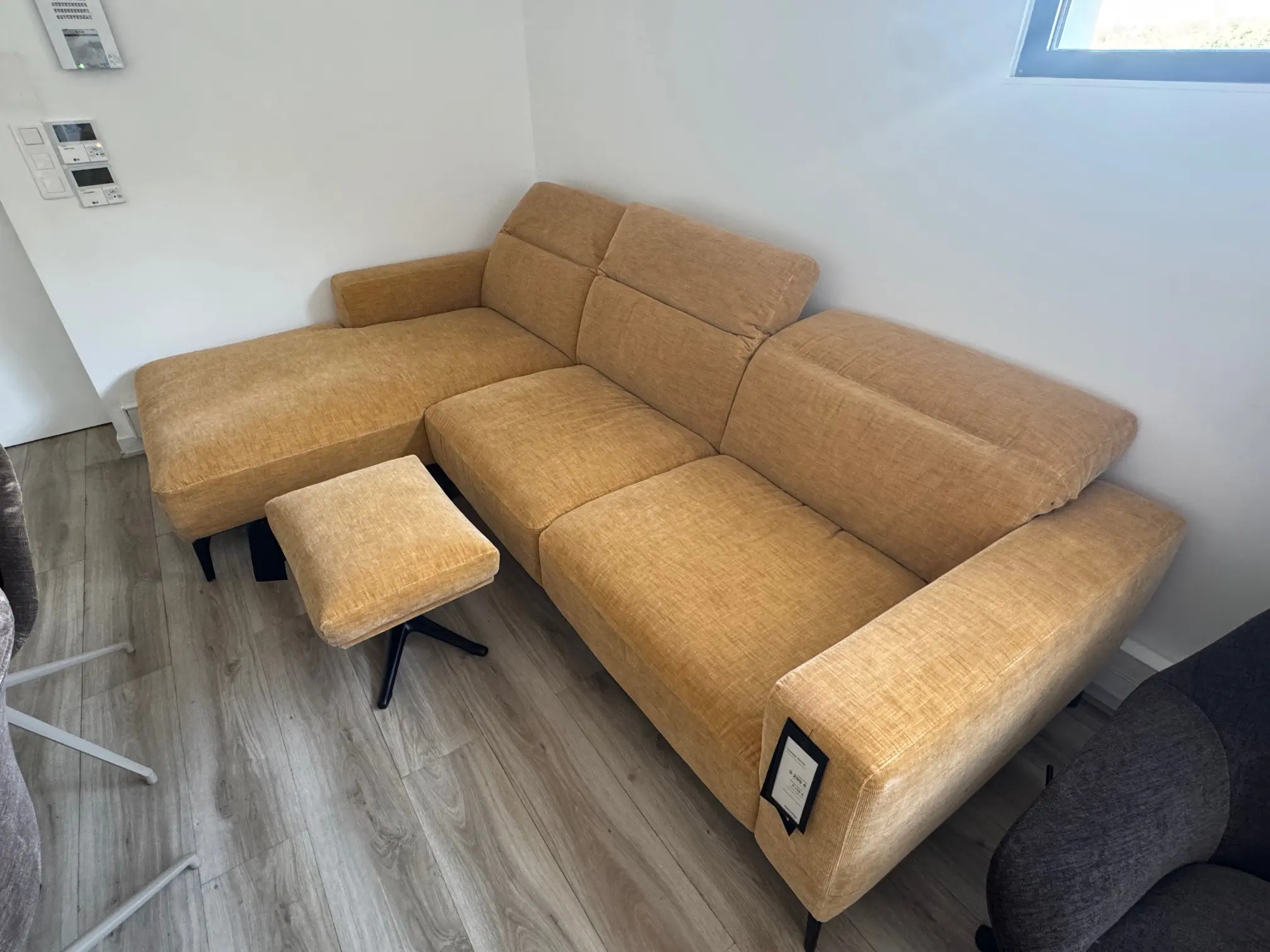 Canapé Zürich avec méridienne -50%