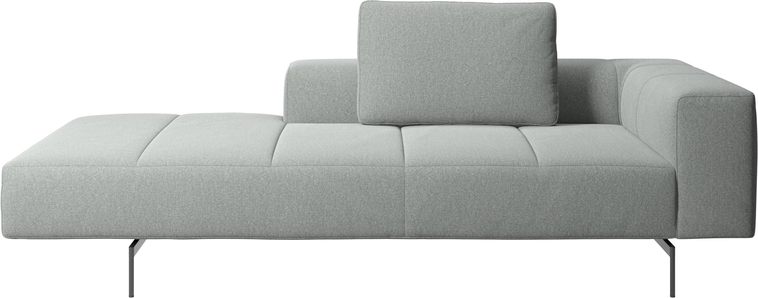 Amsterdam Iounging module for sofa, armrest right, open end left