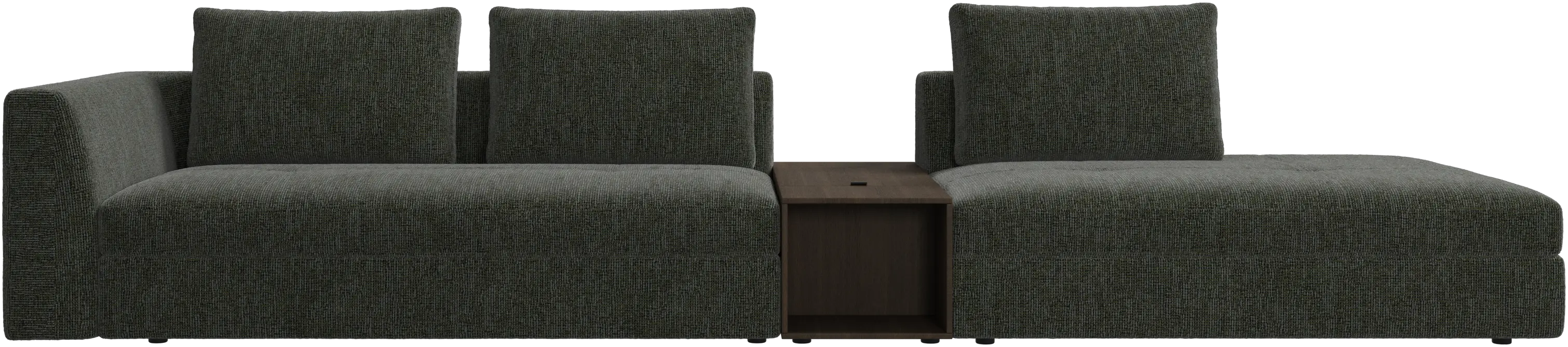 Bergamo 3 seater lounge sofa with storage