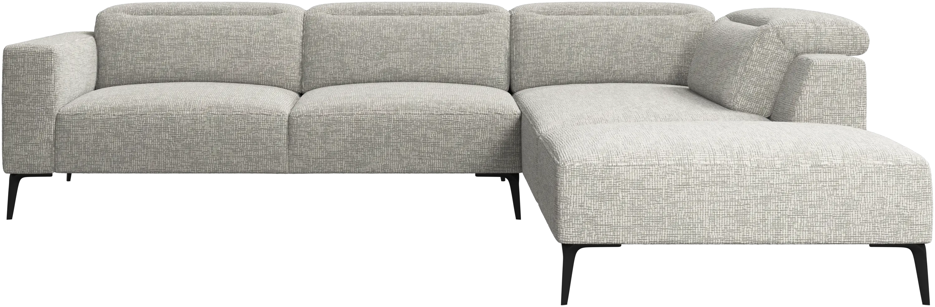 Zürich corner sofa with lounging unit