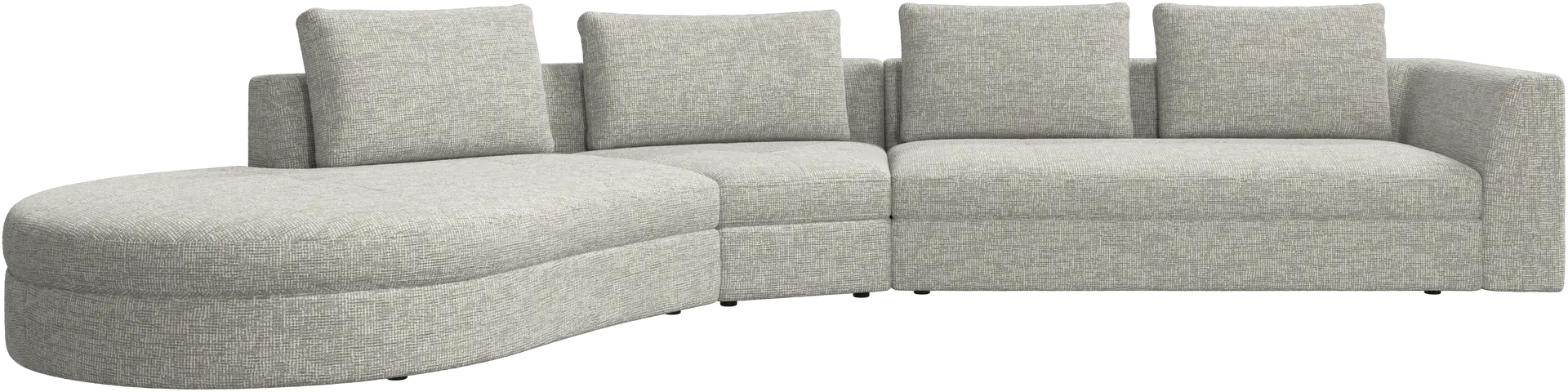 Sofas Canapé Bergamo avec module lounging, gauche -20%