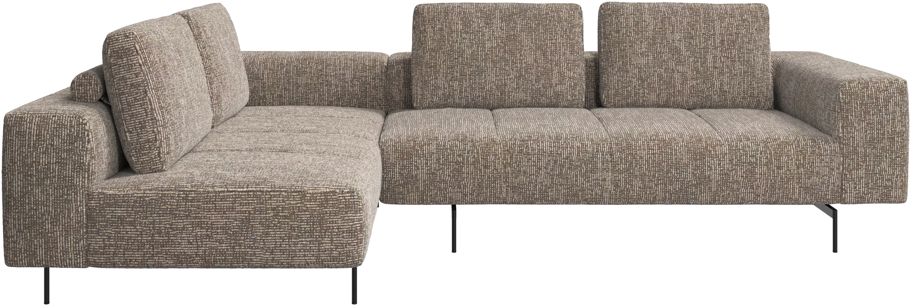 Amsterdam corner sofa with lounging unit