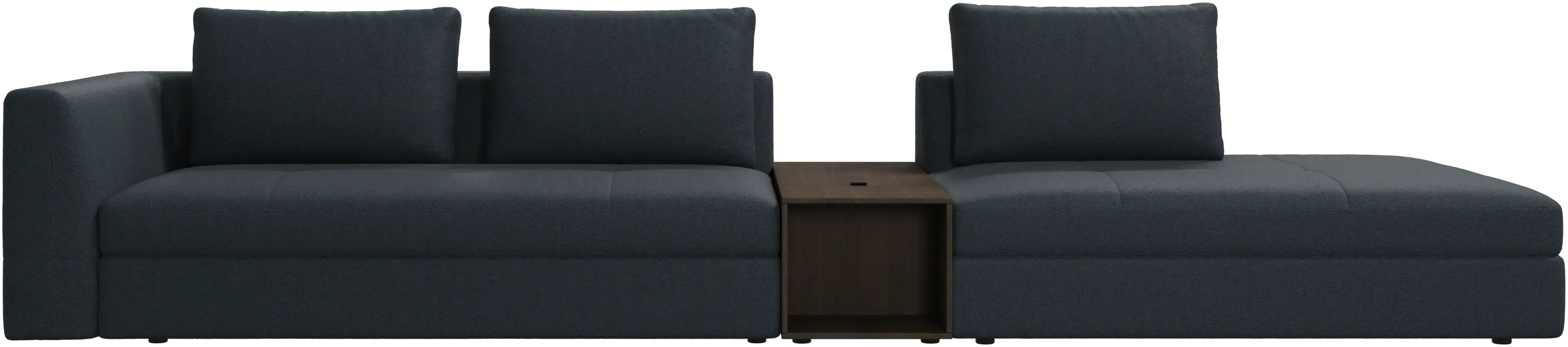 Bergamo 3 seater lounge sofa with storage