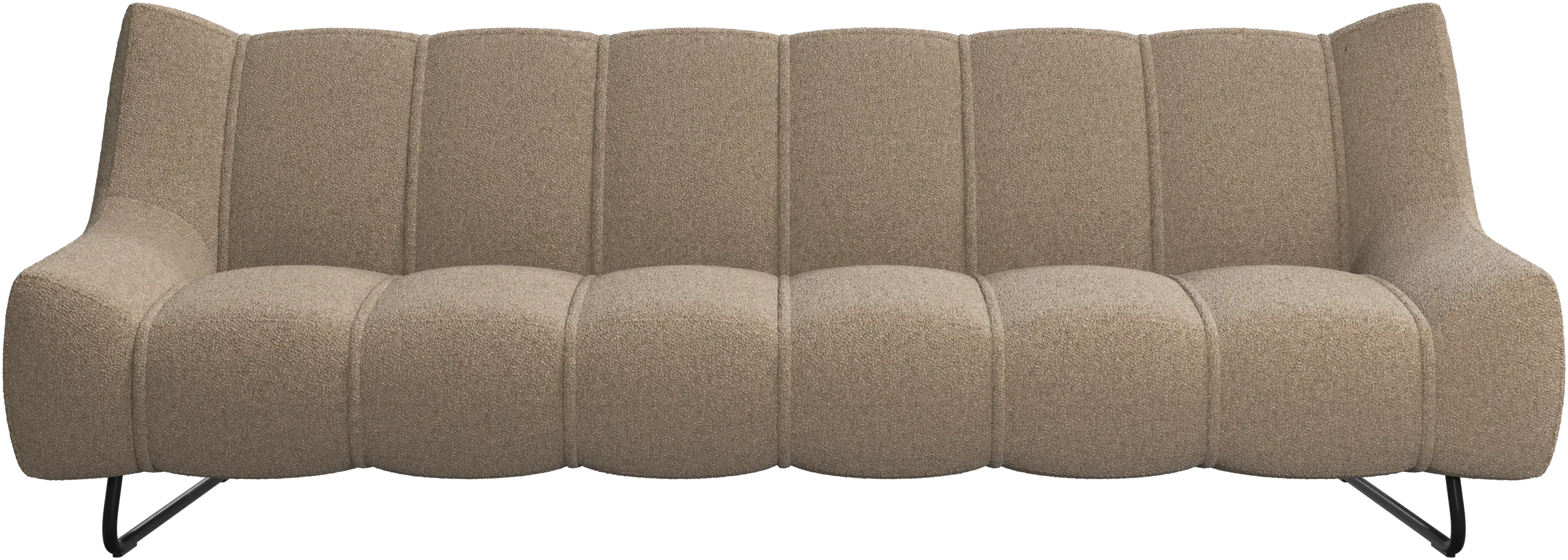 Sofá Nawabari de 3 plazas, patas bajas