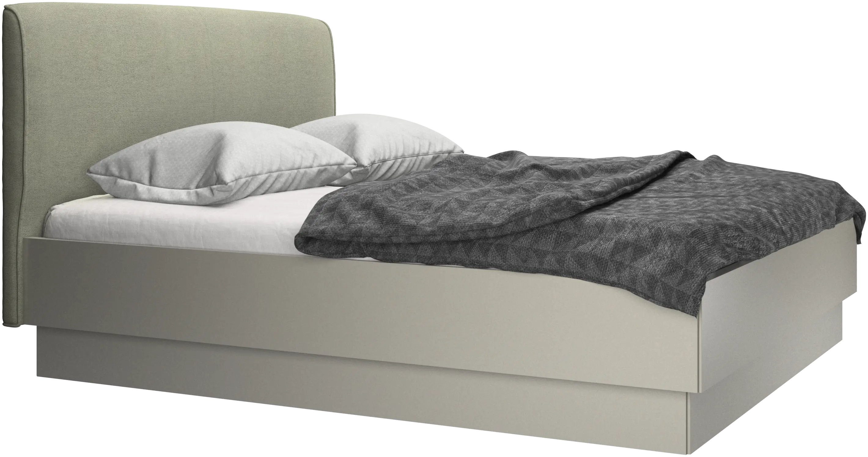 Houston, cama tapizada con almacenamiento