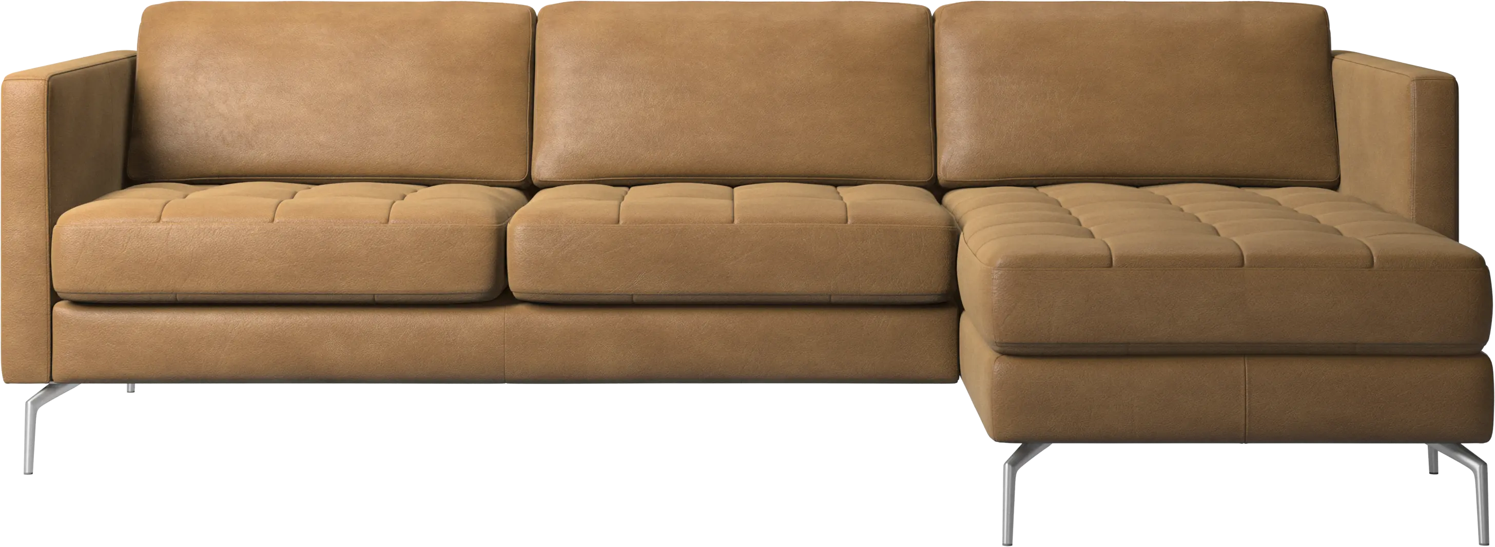 Osaka sofa with resting unit, tufted seat