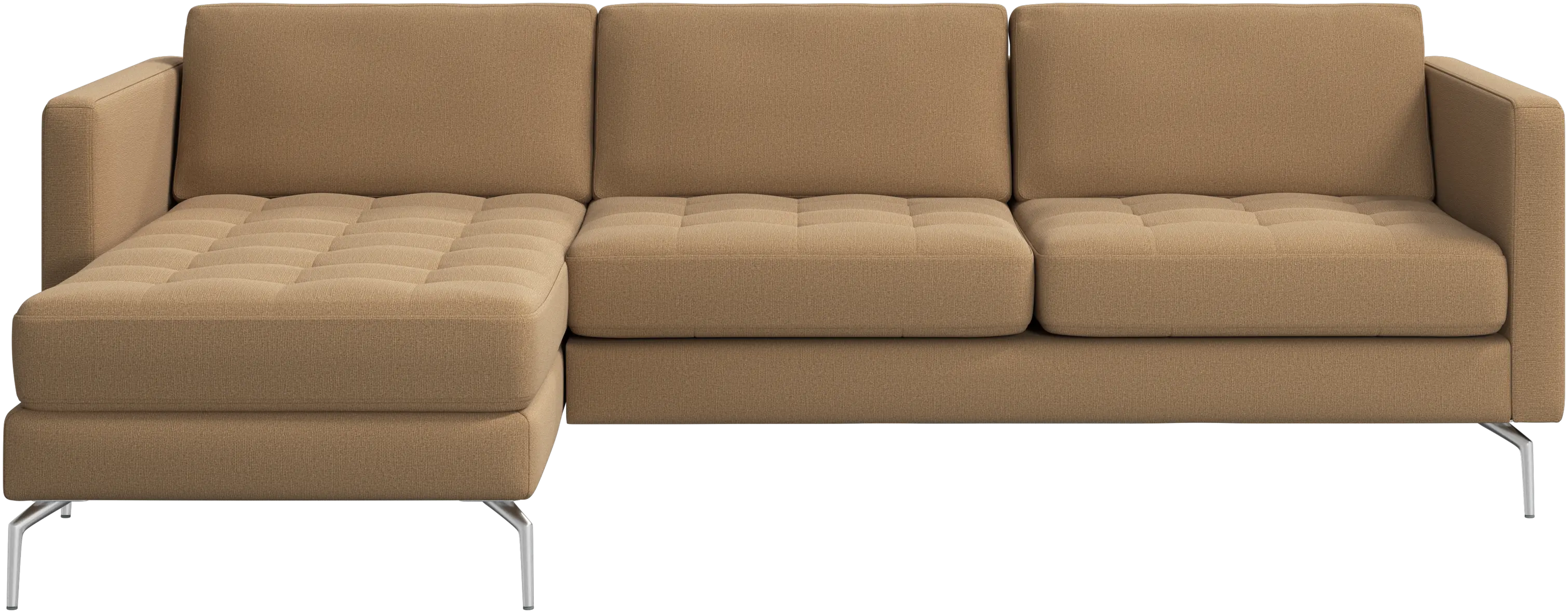 Osaka sofa with resting unit, tufted seat
