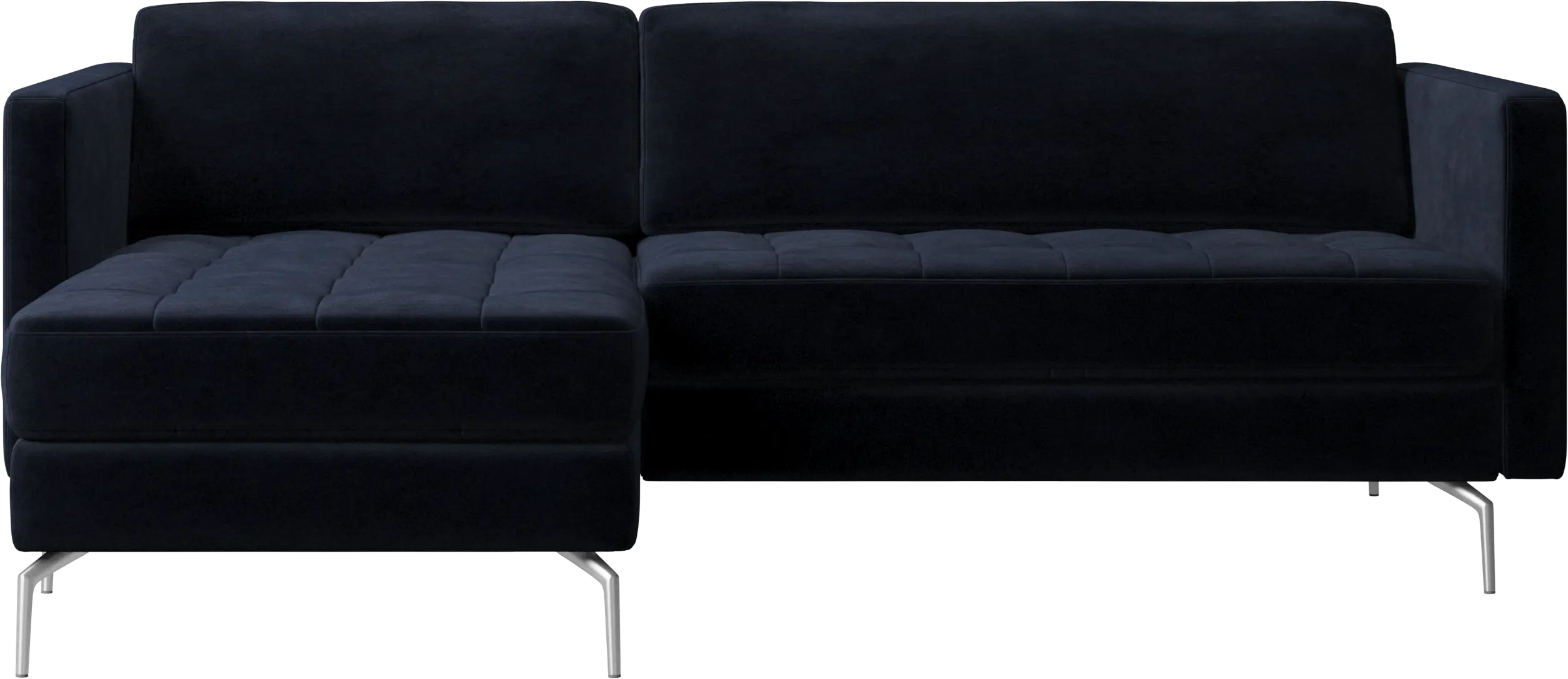 Osaka sofa with resting unit, tufted seat